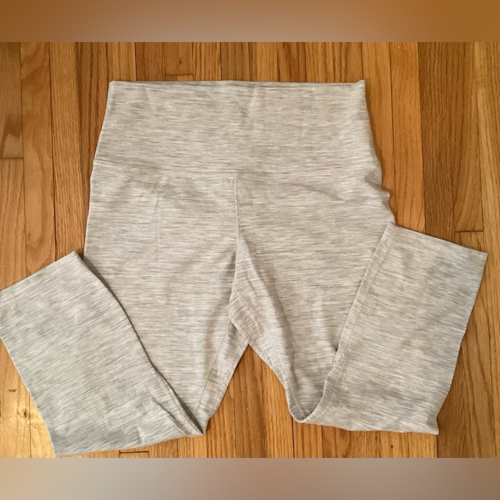 Lululemon Align Cropped Leggings Size 10 Wee Are From Space Nimbus Battleship